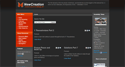 Desktop Screenshot of newcreation.us